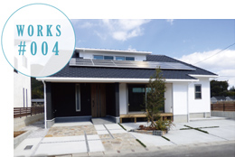 WORKS #004 シンボルツリーのある白と黒の家 [延岡市古川町]