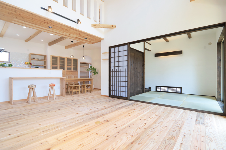 開放的な吹き抜け空間