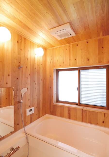 音響熟成木材バスユニット