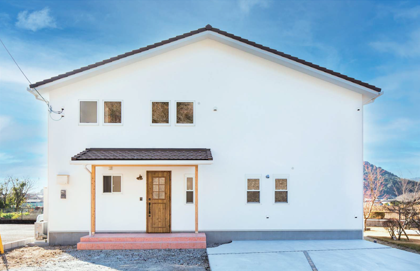 WORKS #013  アーチのある白い家[日向市塩見]