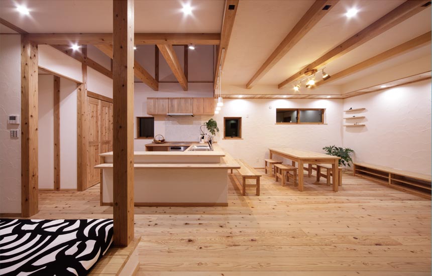 THE NIGHT SCENE：リビング・ダイニング